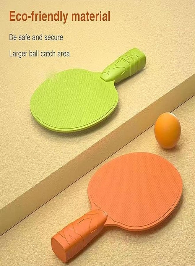 CRENTROVA Door Hanging Table Tennis Training Set for Kids,Indoor Ping Pong Game Set with 2 Rackets and 5 Balls,Fun Sports Toy for Boys and Girls Ages 3 Plus Years,Safe Non-Toxic,Adjustable Indoor Play Activity - Image 4